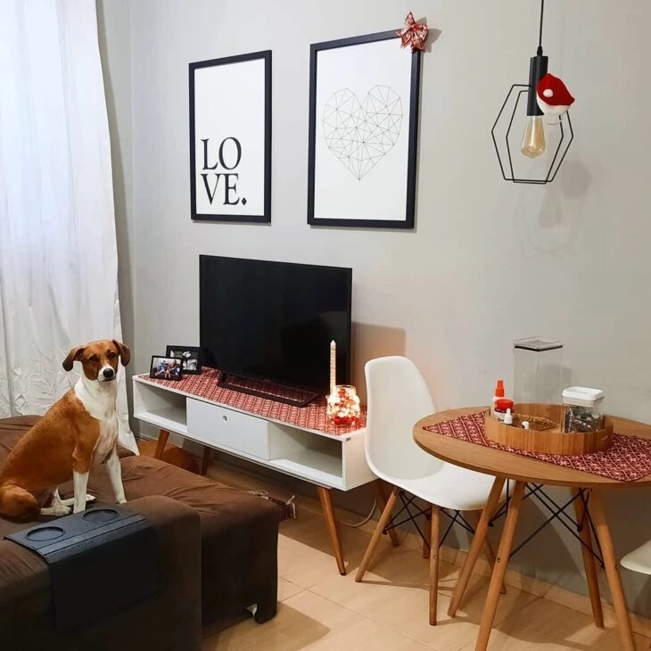 Sala de apartamento pequeno