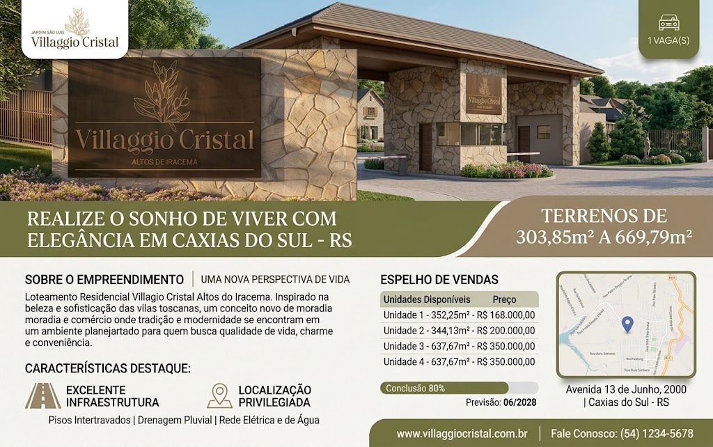 Terreno no Serrano/Jardim Iracema